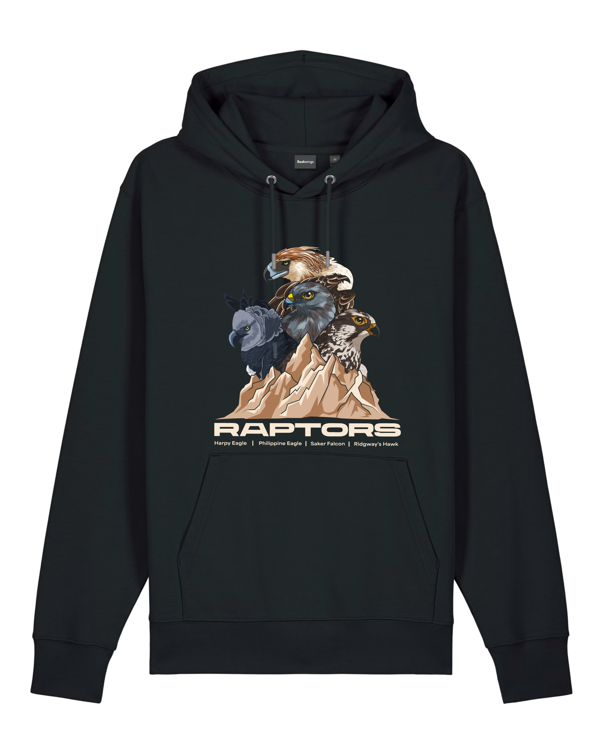 Endangered Raptors — Organic Cotton Blend Hoodie