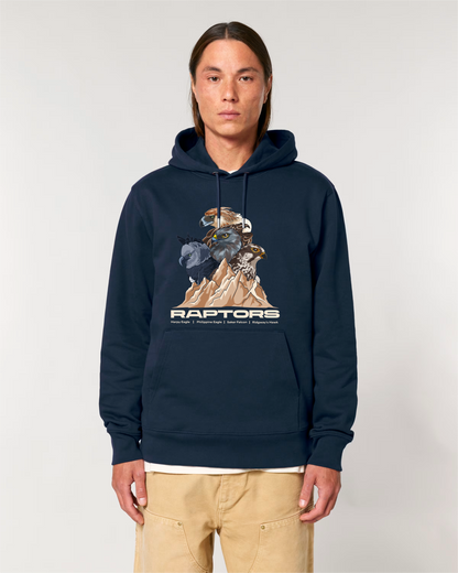 Endangered Raptors — Organic Cotton Blend Hoodie