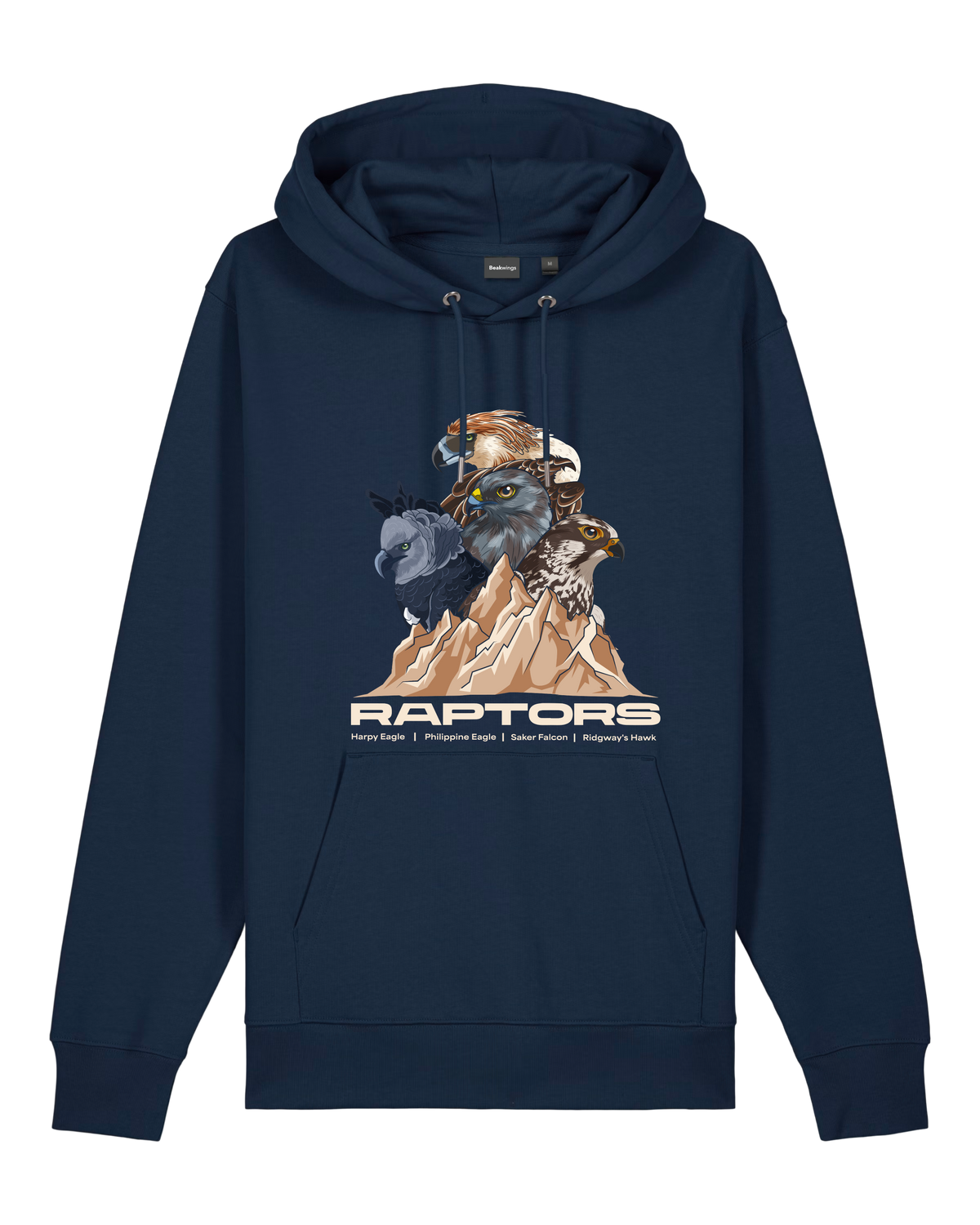 Endangered Raptors — Organic Cotton Blend Hoodie