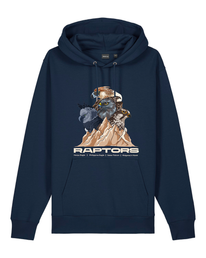 Endangered Raptors — Organic Cotton Blend Hoodie