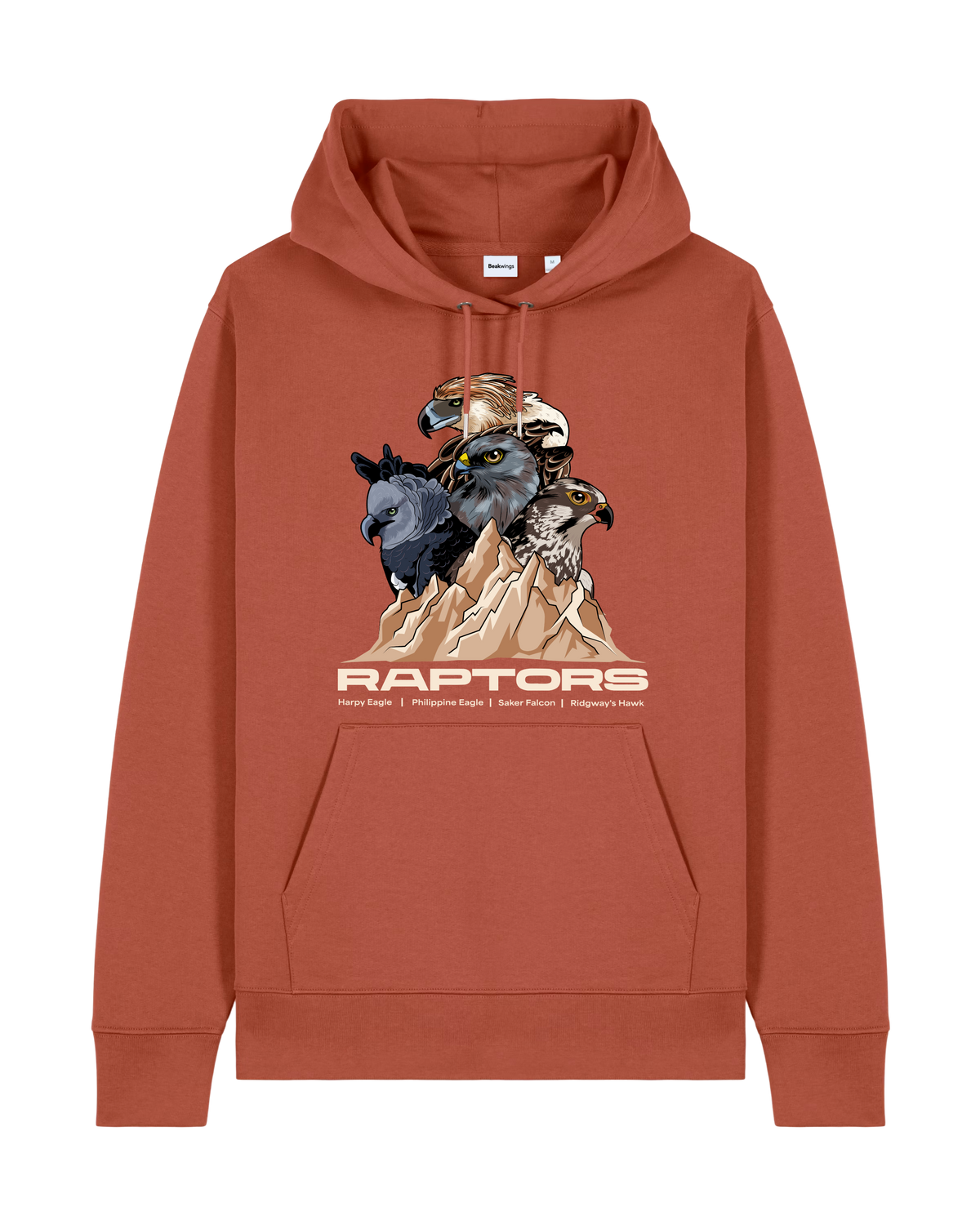 Endangered Raptors — Organic Cotton Blend Hoodie