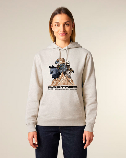 Endangered Raptors — Organic Cotton Blend Hoodie