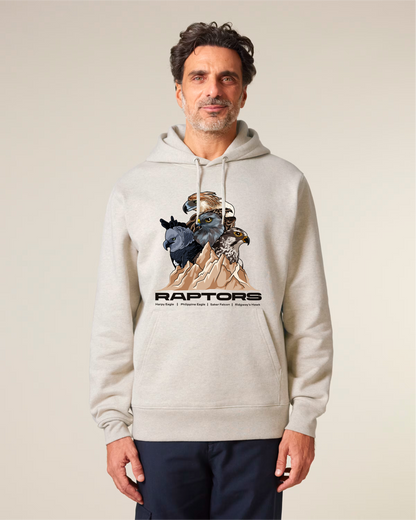 Endangered Raptors — Organic Cotton Blend Hoodie