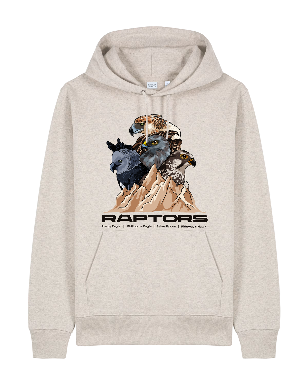 Endangered Raptors — Organic Cotton Blend Hoodie