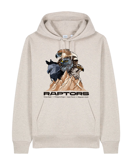 Endangered Raptors — Organic Cotton Blend Hoodie