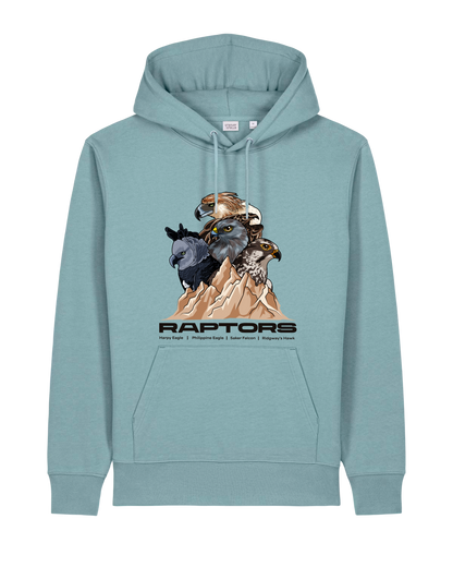 Endangered Raptors — Organic Cotton Blend Hoodie