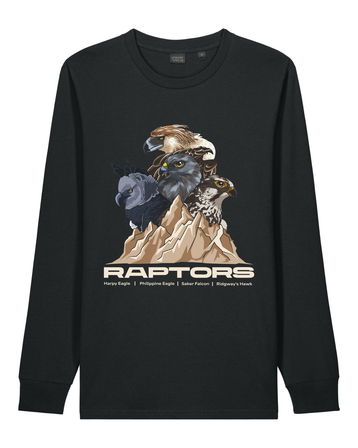 Endangered Raptors — Organic Cotton Long Sleeve