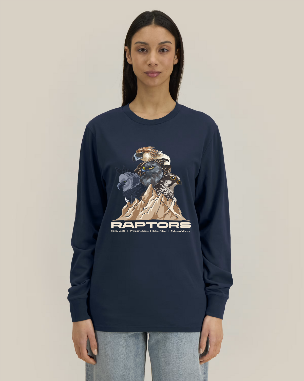 Endangered Raptors — Organic Cotton Long Sleeve