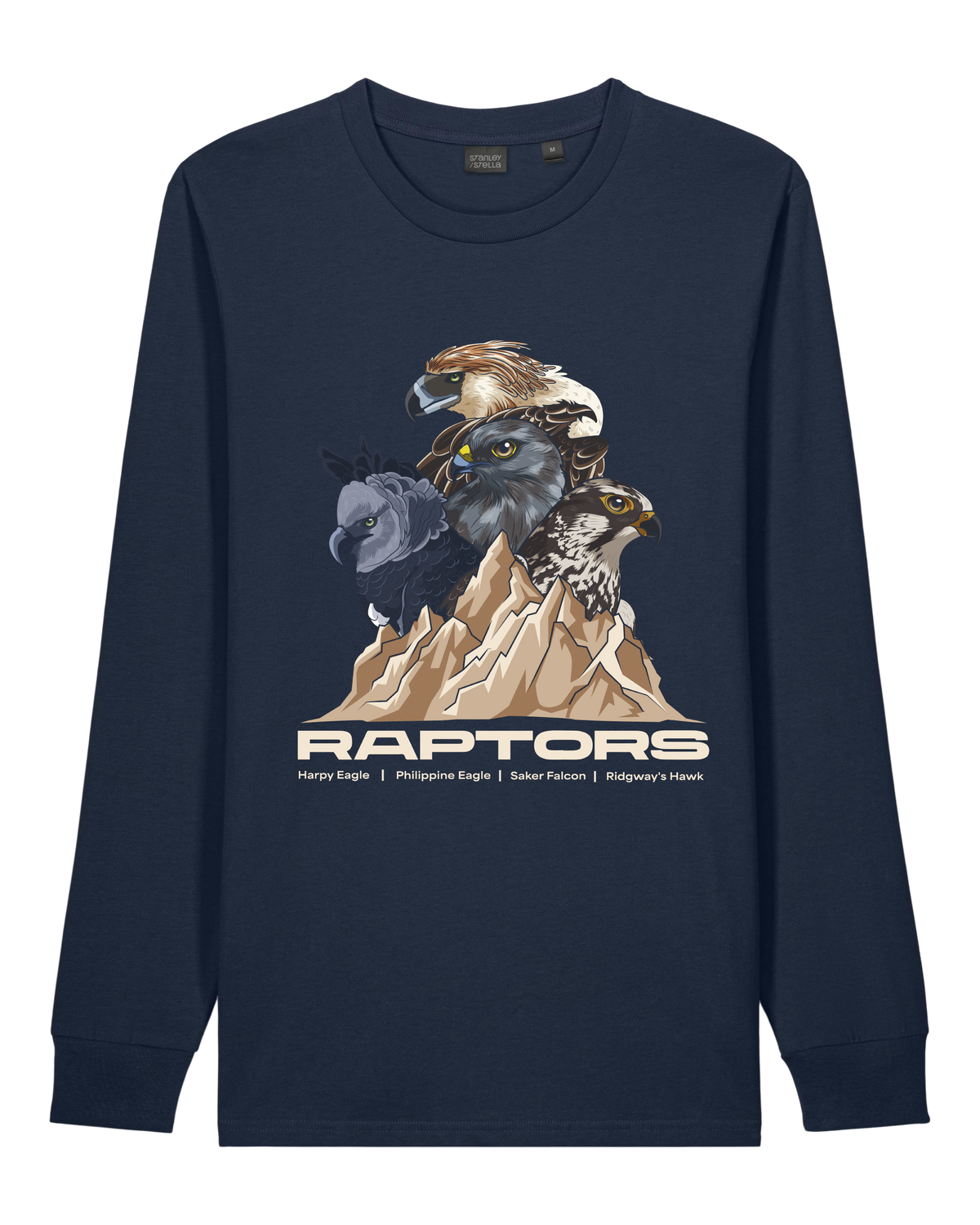 Endangered Raptors — Organic Cotton Long Sleeve