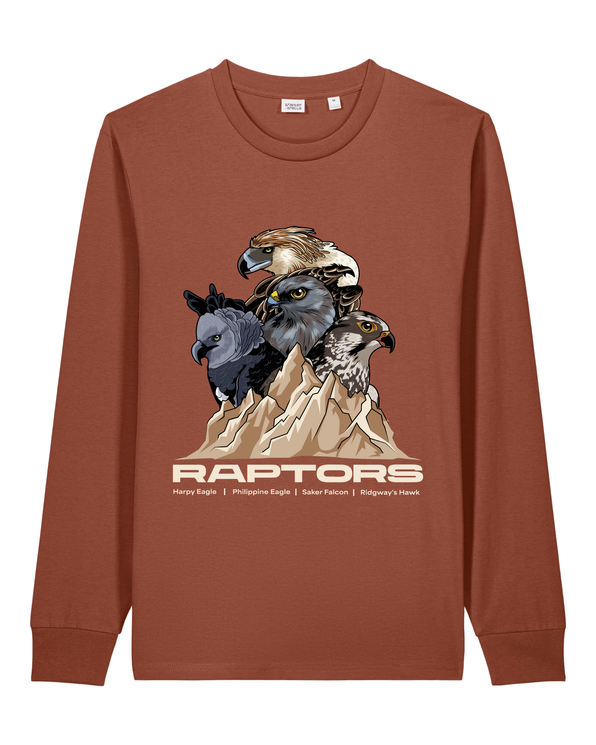 Endangered Raptors — Organic Cotton Long Sleeve