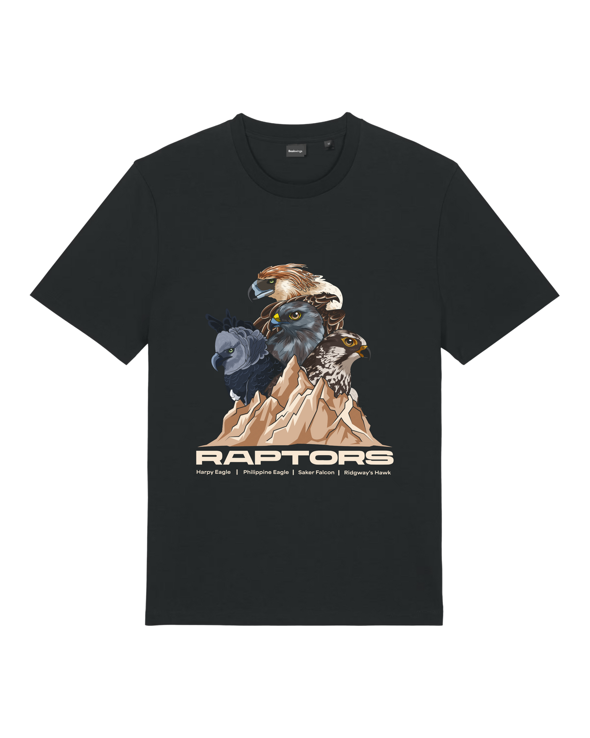 Endangered Raptors — Organic Cotton T-Shirt