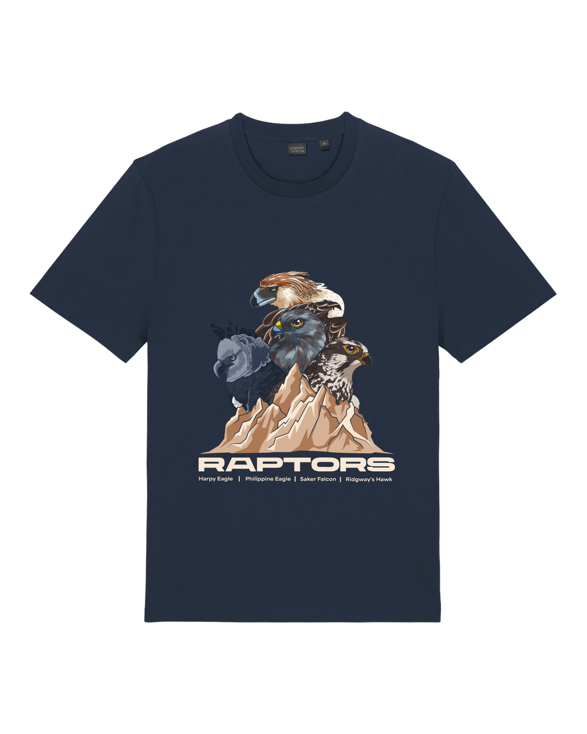 Endangered Raptors — Organic Cotton T-Shirt