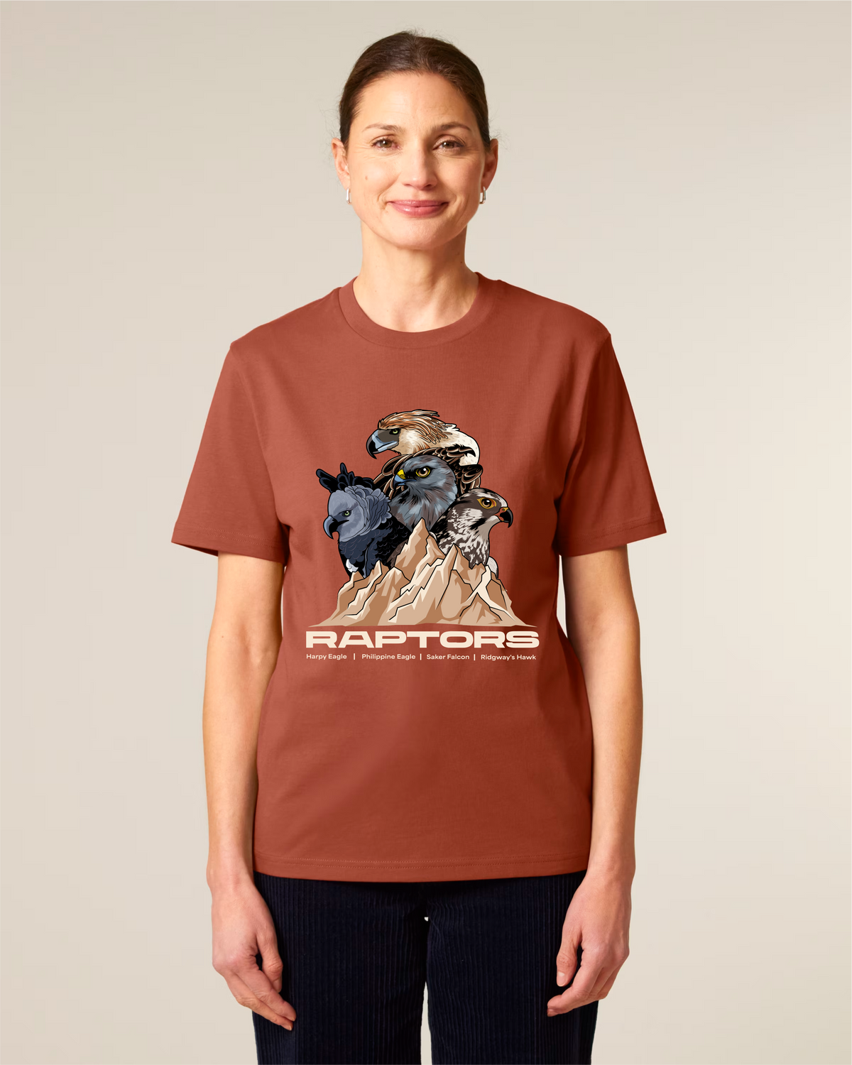 Endangered Raptors — Organic Cotton T-Shirt