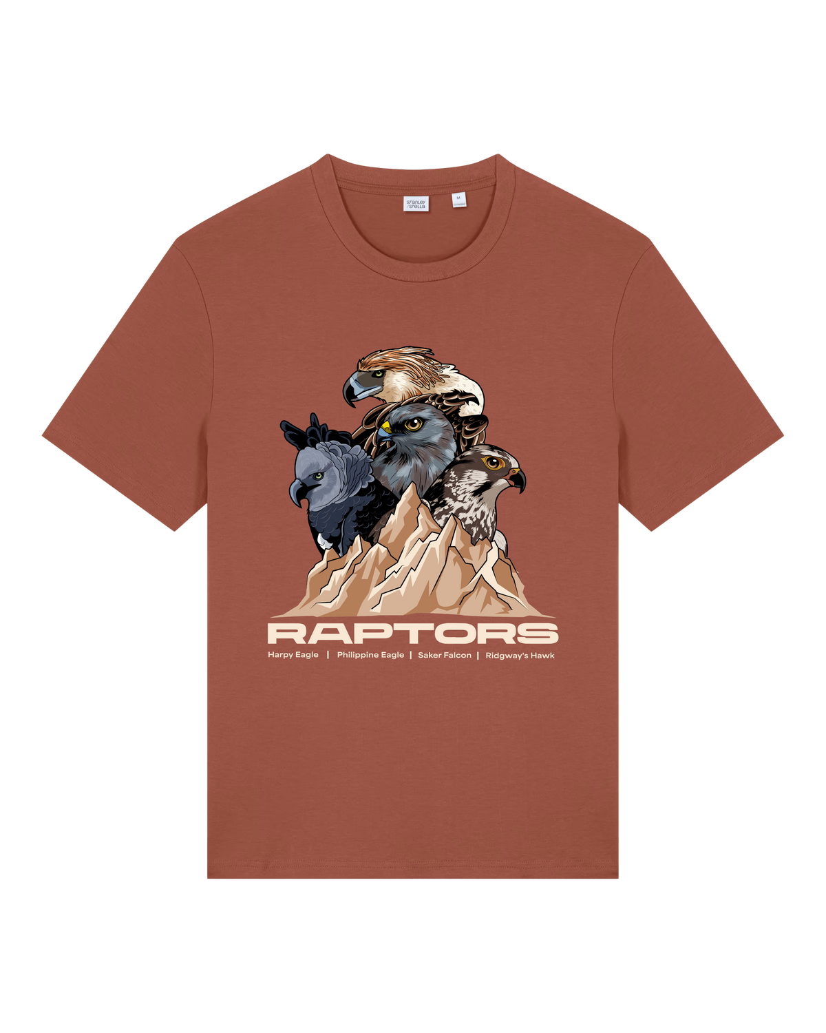 Endangered Raptors — Organic Cotton T-Shirt