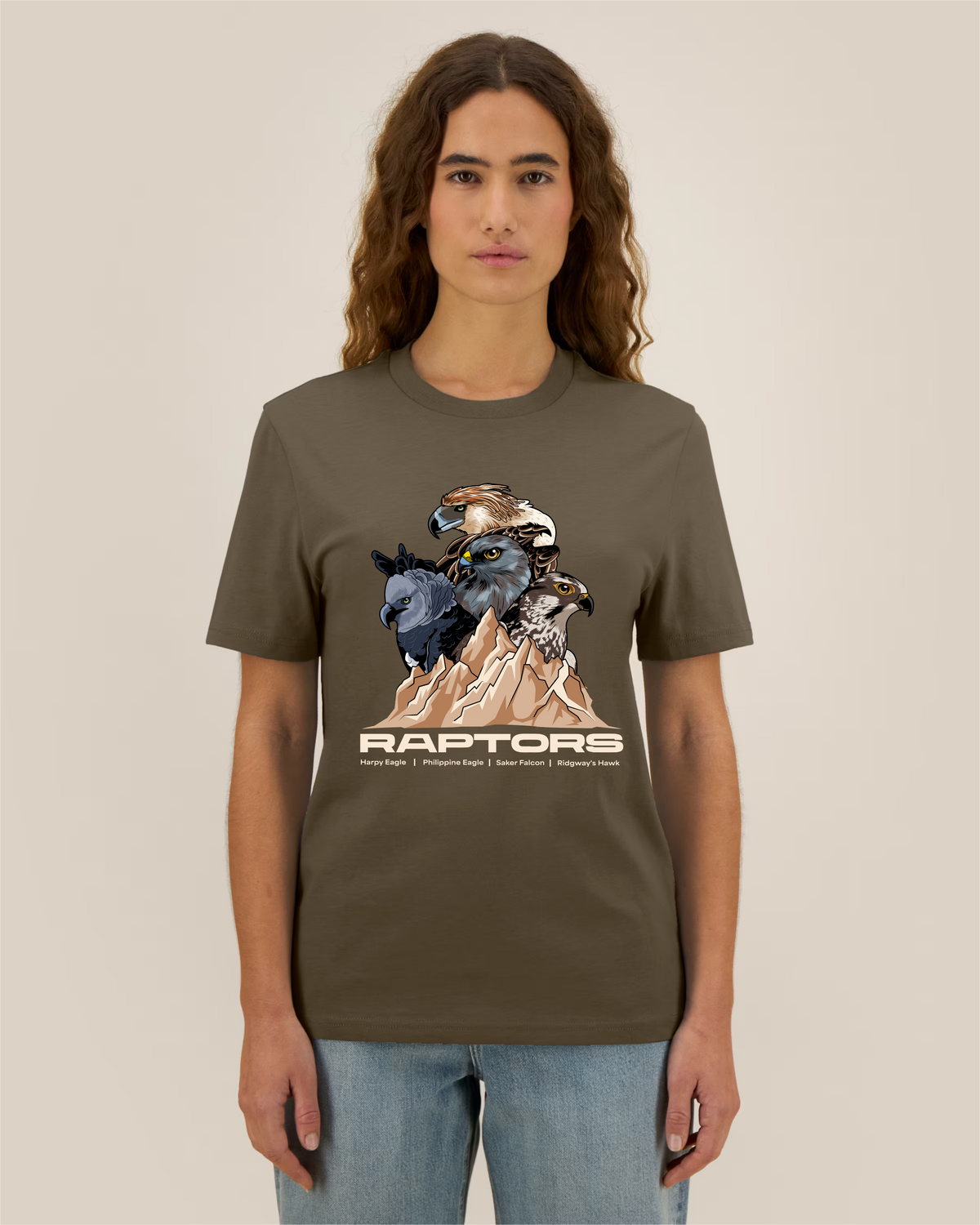 Endangered Raptors — Organic Cotton T-Shirt
