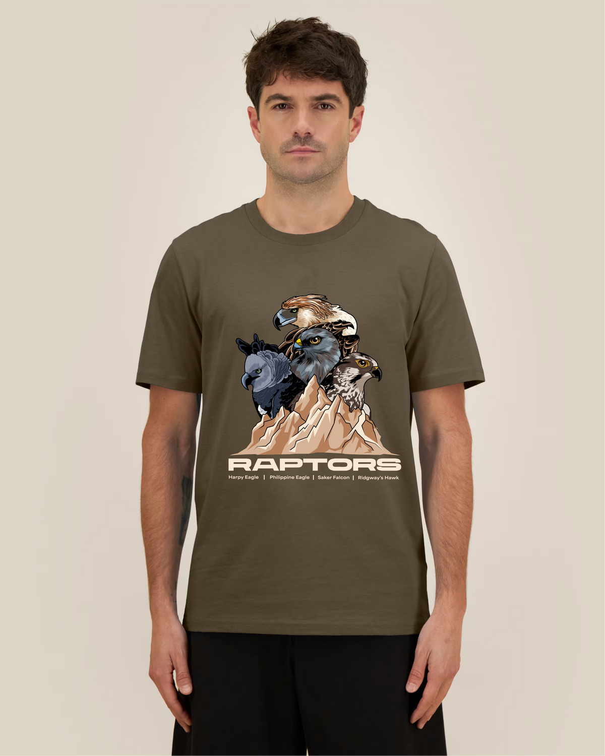 Endangered Raptors — Organic Cotton T-Shirt