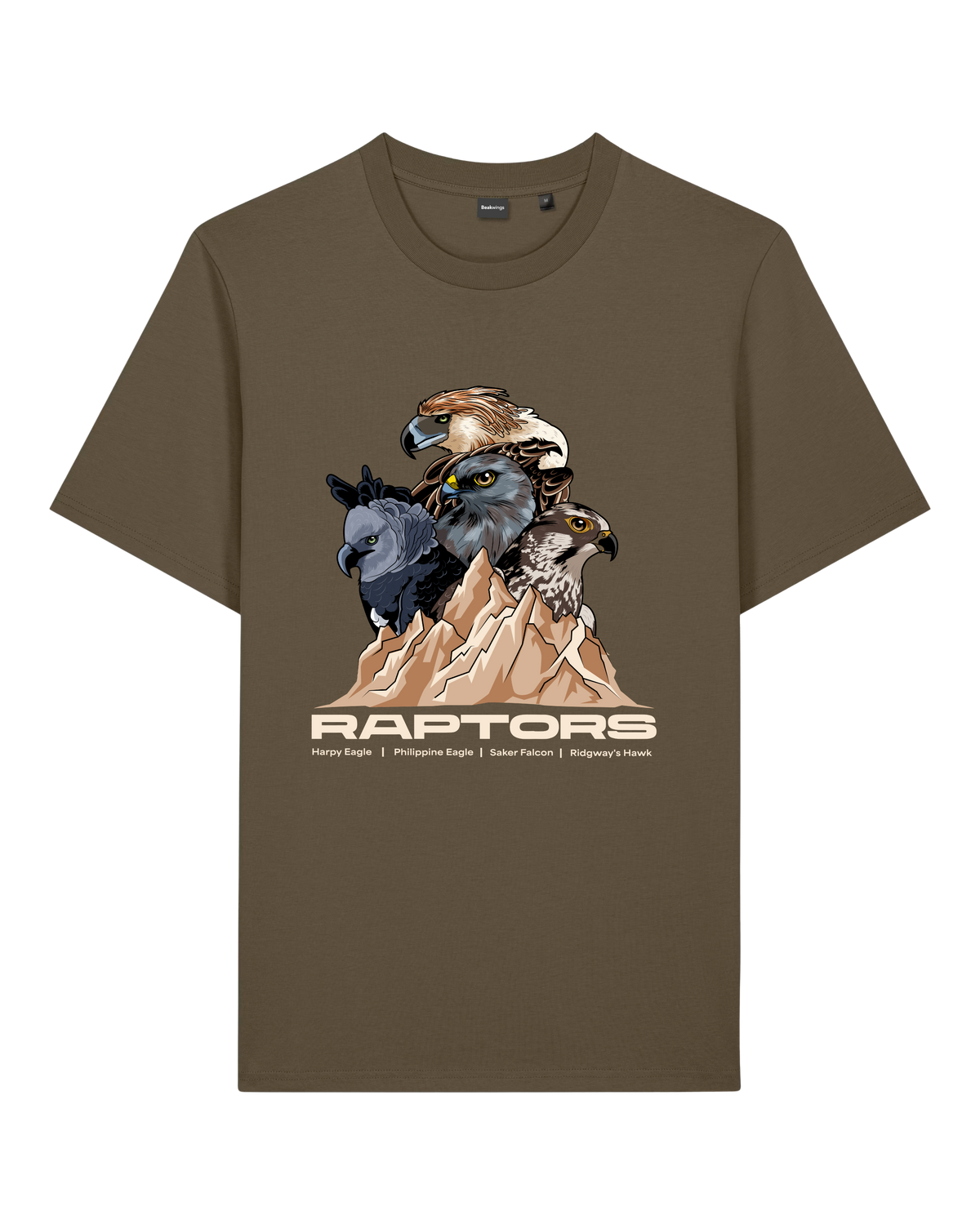 Endangered Raptors — Organic Cotton T-Shirt