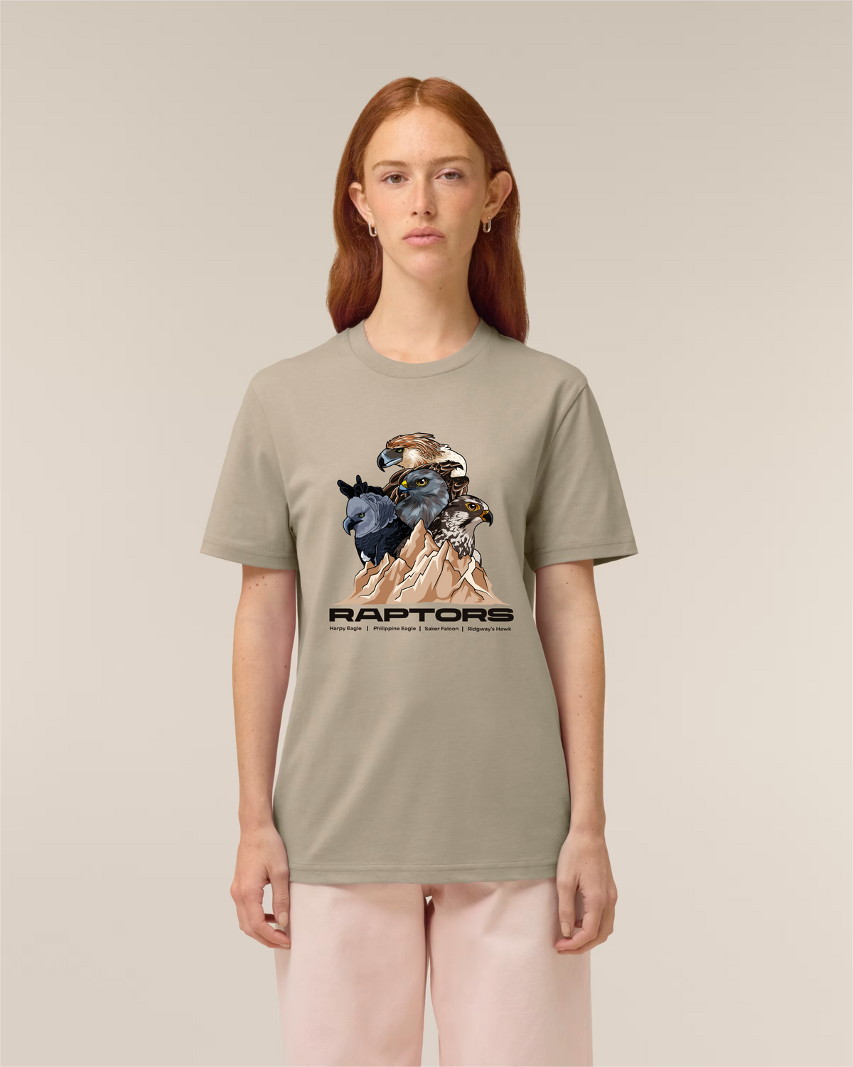 Endangered Raptors — Organic Cotton T-Shirt