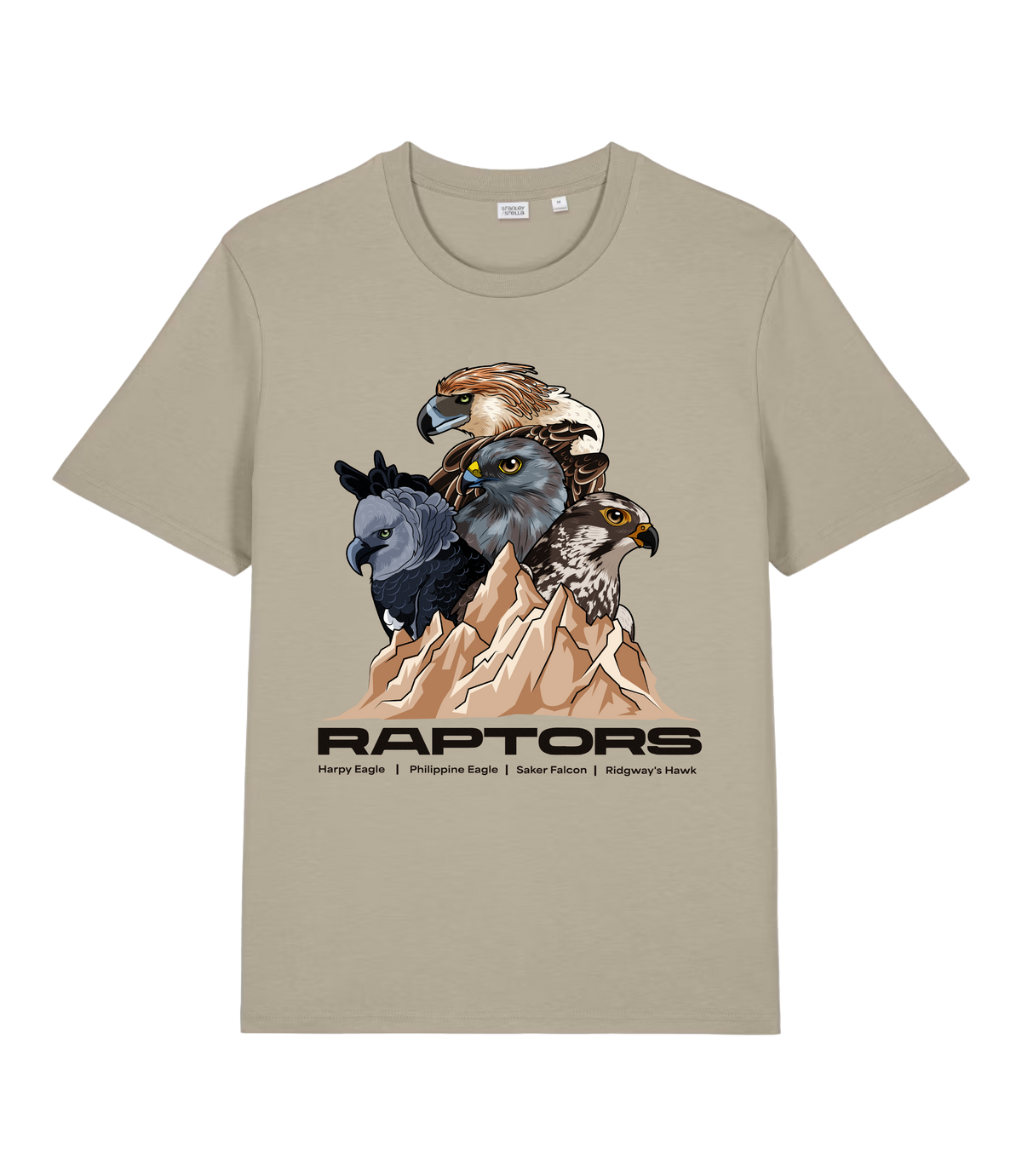 Endangered Raptors — Organic Cotton T-Shirt