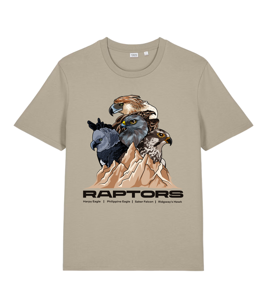 Endangered Raptors — Organic Cotton T-Shirt