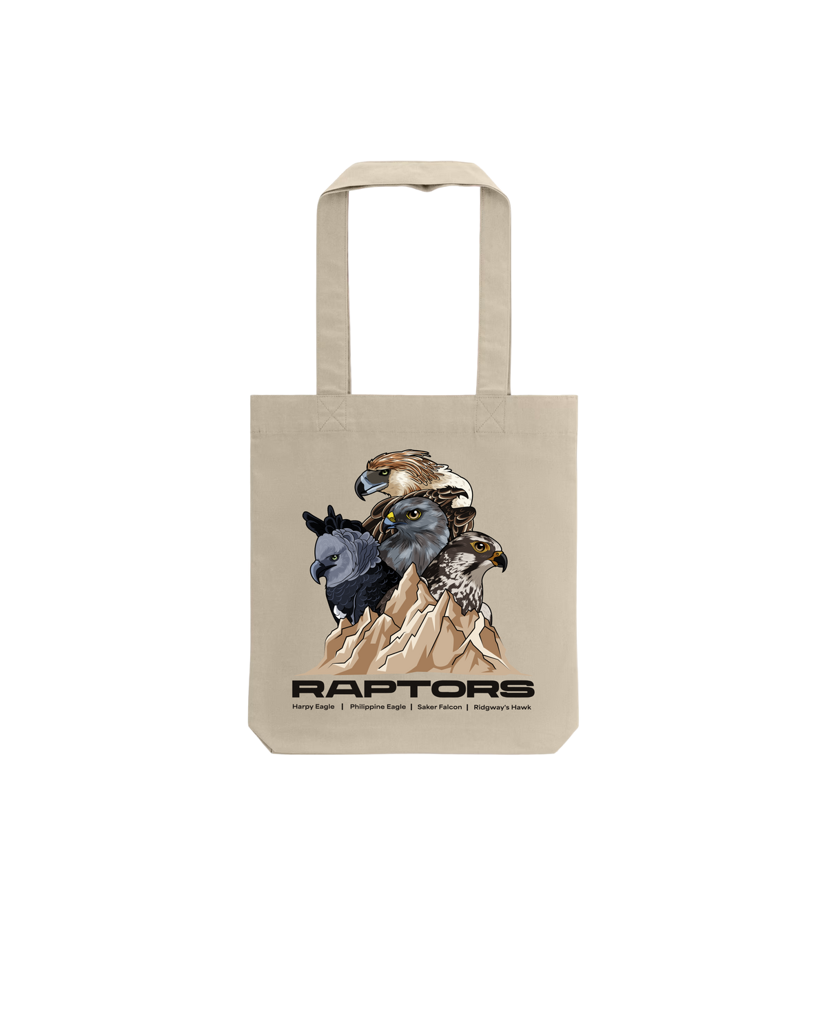 Endangered Raptors — Recycled Cotton Tote