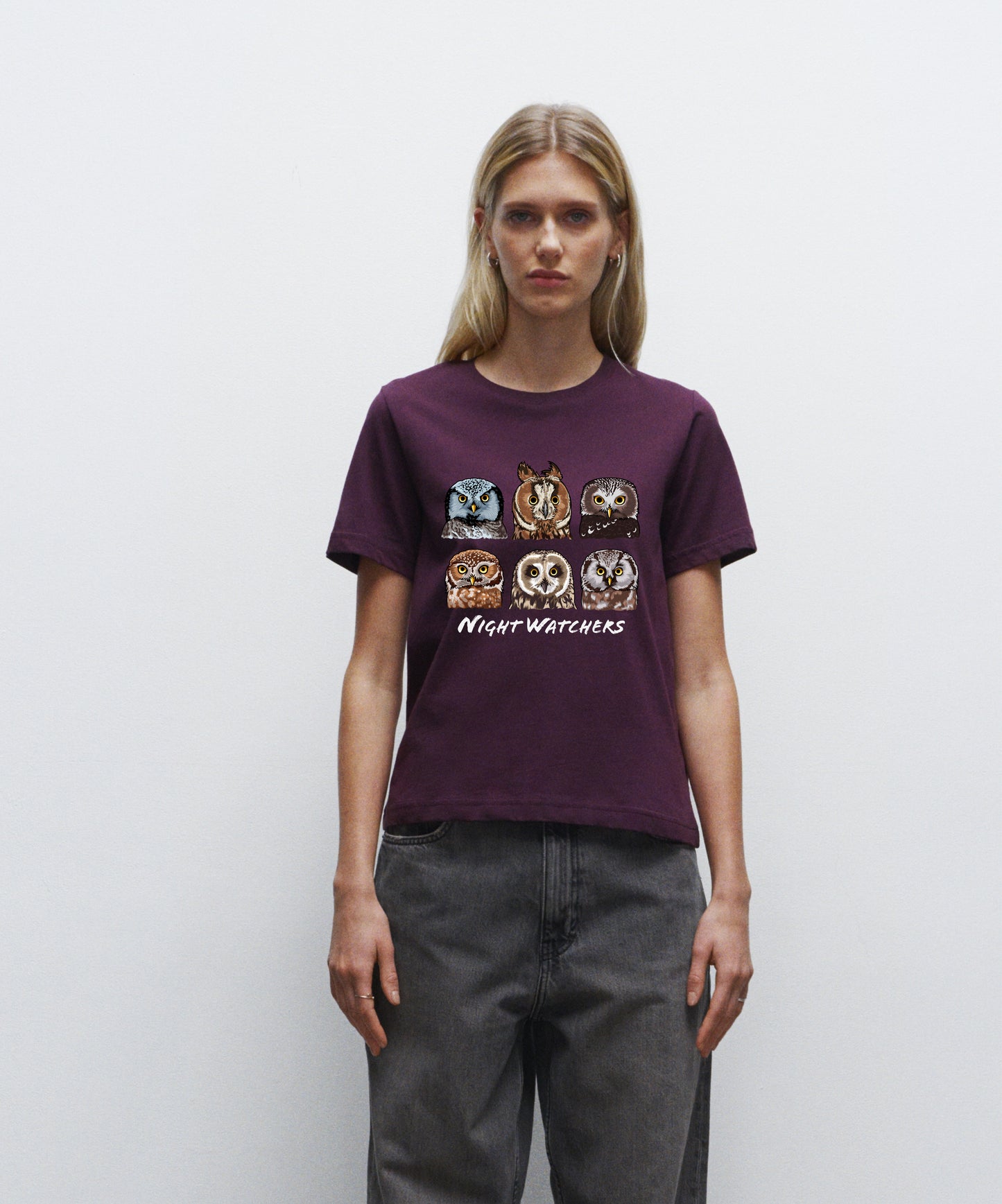 Night Watchers - Organic Women's T-shirt - Beakwings