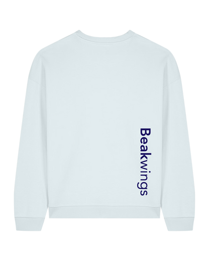Hummingbirds — Organic Cotton Blend Oversized Sweatshirt
