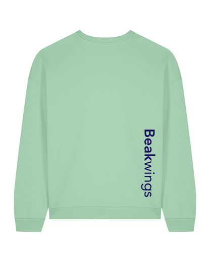 Hummingbirds — Organic Cotton Blend Oversized Sweatshirt