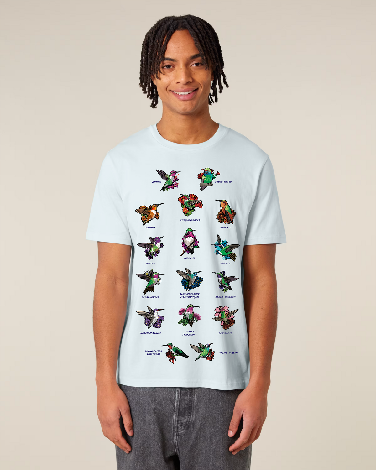 Hummingbirds — Organic Cotton T-Shirt