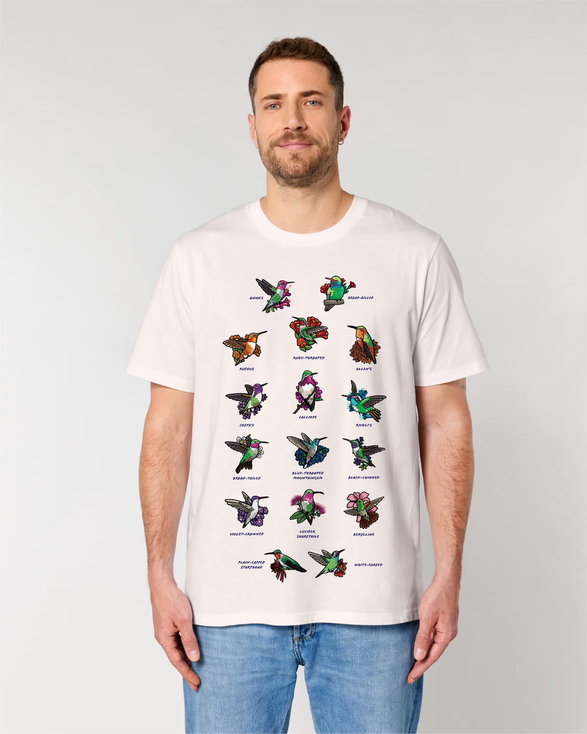 Hummingbirds — Organic Cotton T-Shirt