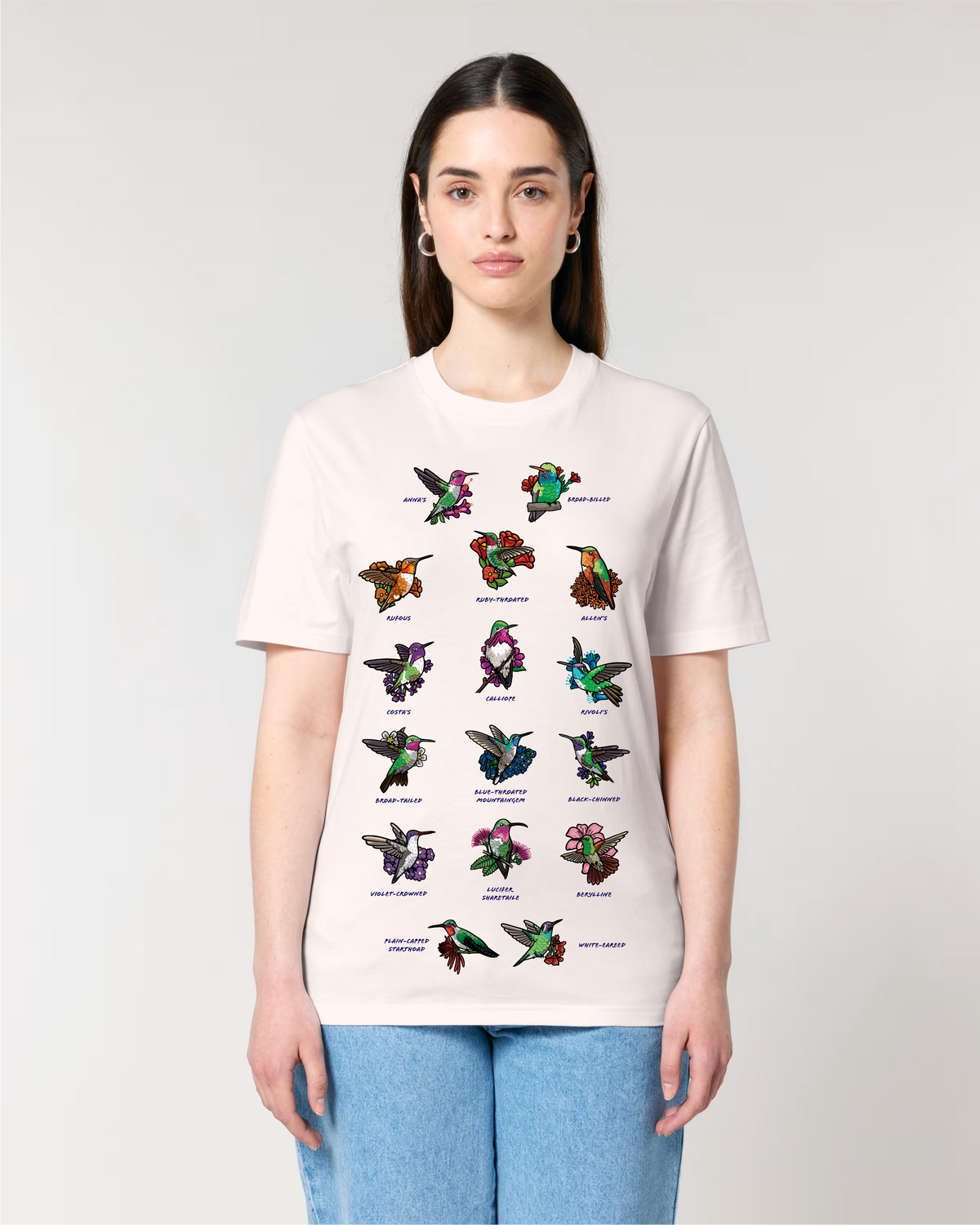 Hummingbirds — Organic Cotton T-Shirt