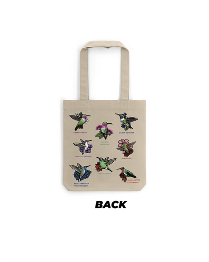 Hummingbirds — Recycled Cotton Tote