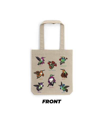Hummingbirds — Recycled Cotton Tote