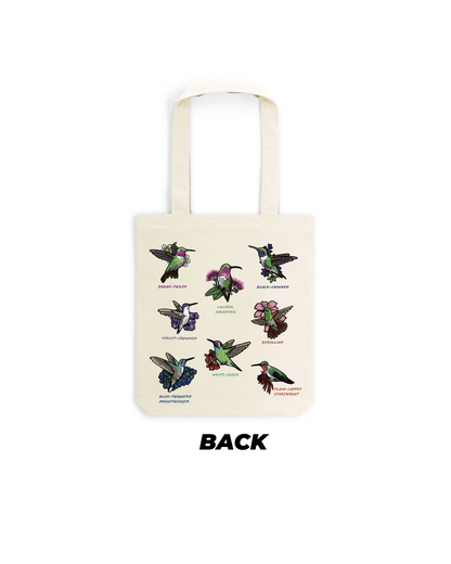 Hummingbirds — Recycled Cotton Tote
