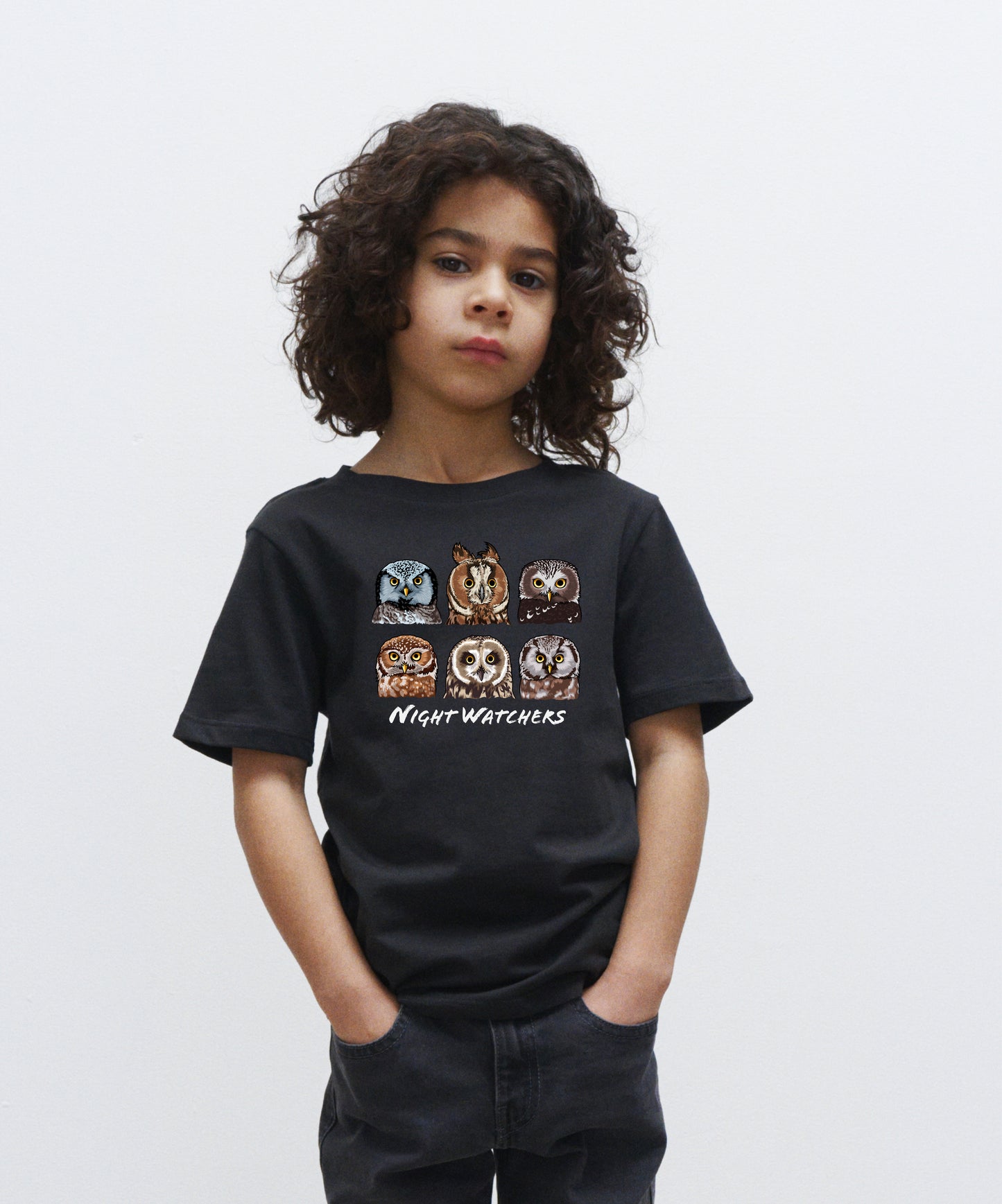 Night Watchers - Organic Regular Kids T-shirt - Beakwings