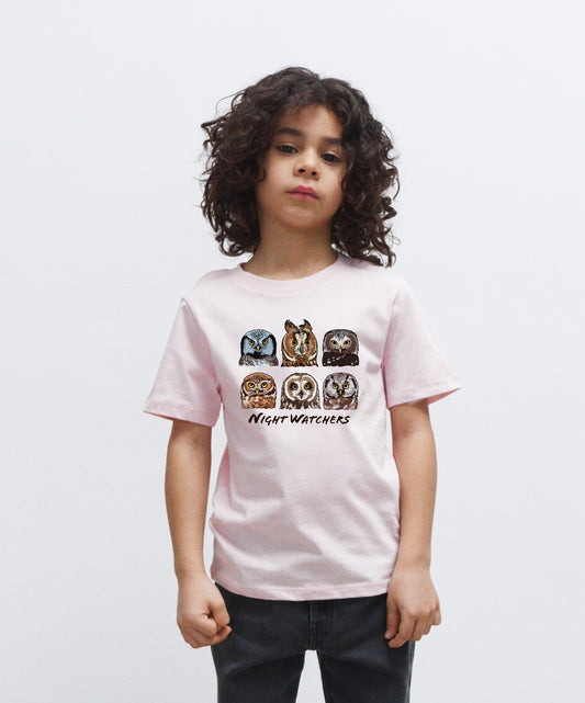 Night Watchers - Organic Regular Kids T-shirt - Beakwings