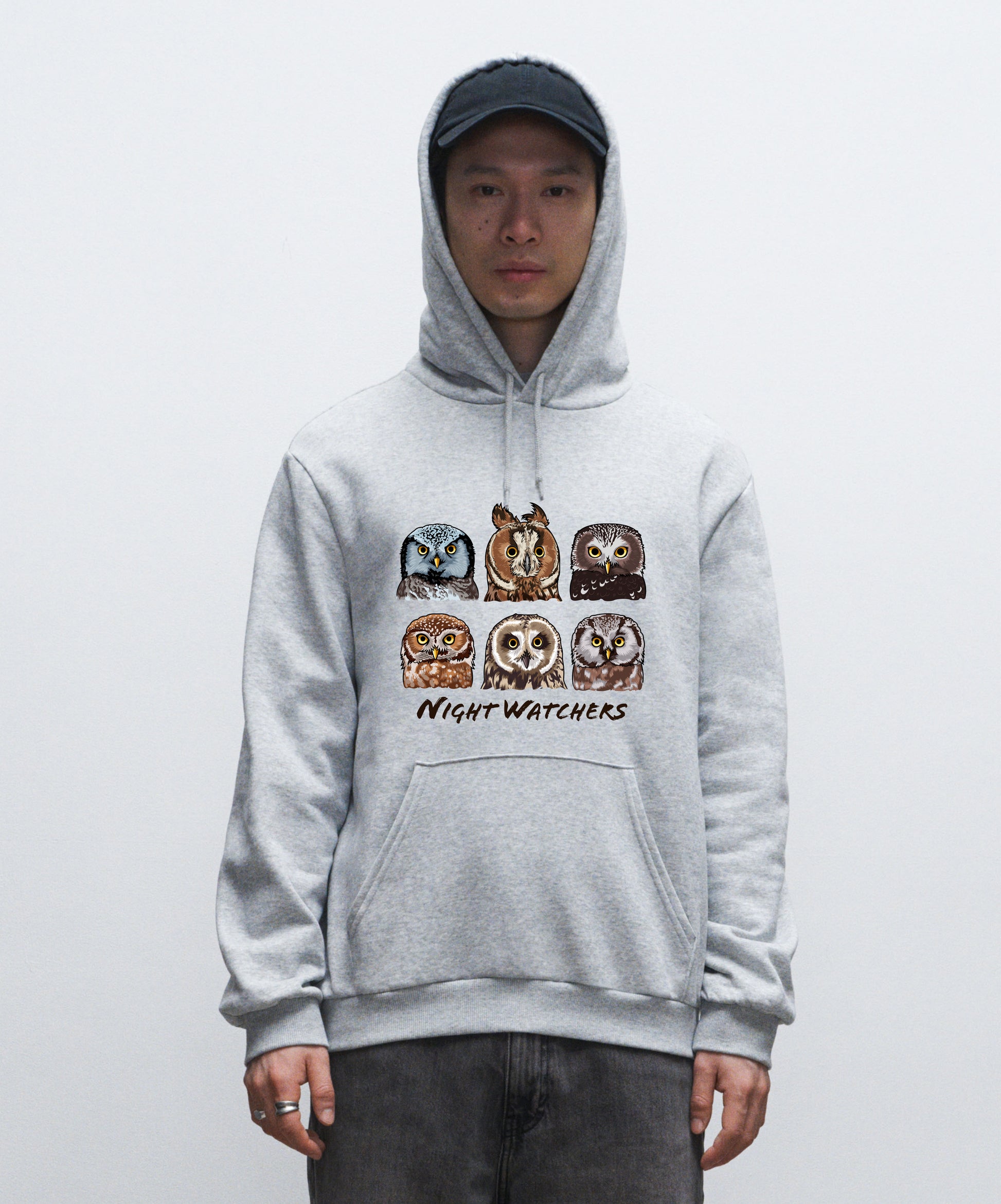 Night Watchers - Organic Regular Men's Hoodie - Beakwings