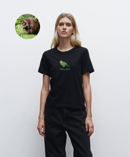 Brown Kiwi Bird - Organic Women's T-shirt