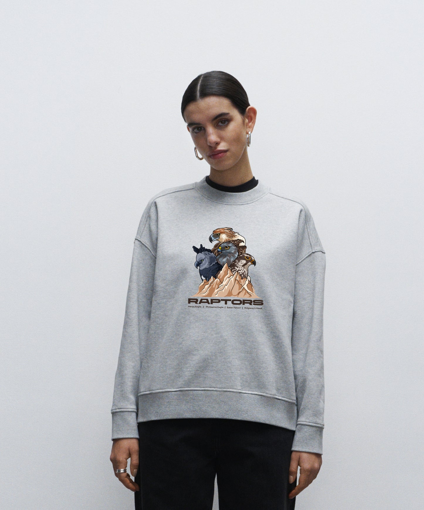 Raptors - Organic Oversized Women's Sweatshirt - Beakwings