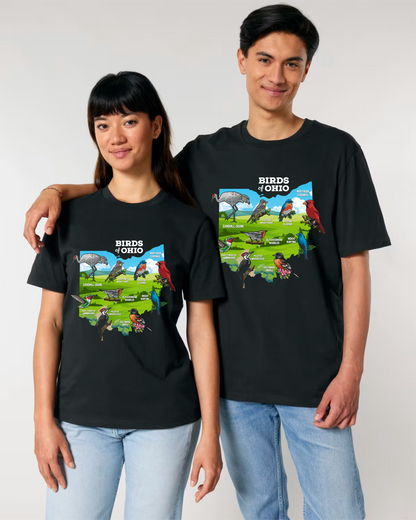 Birds of Ohio — Organic Cotton T-Shirt