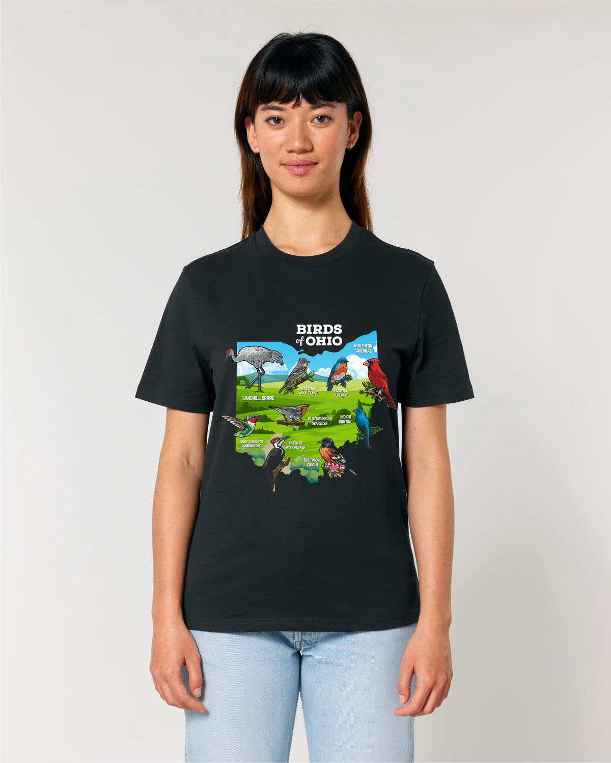 Birds of Ohio — Organic Cotton T-Shirt
