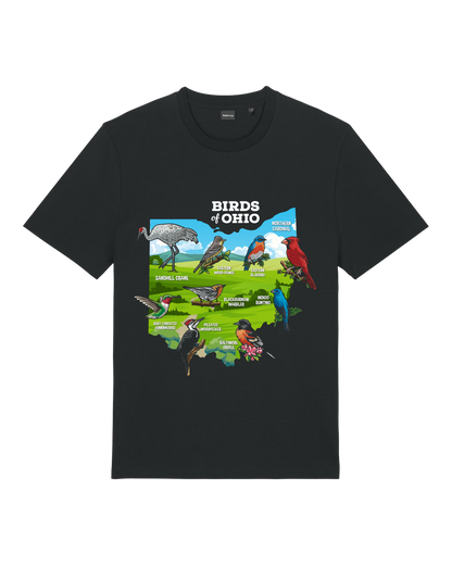 Birds of Ohio — Organic Cotton T-Shirt