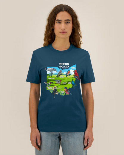 Birds of Ohio — Organic Cotton T-Shirt