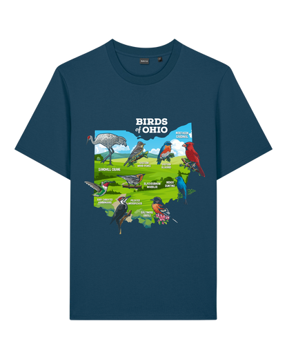 Birds of Ohio — Organic Cotton T-Shirt