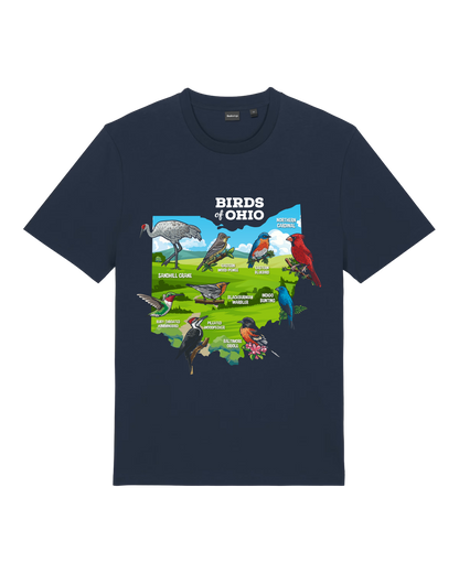 Birds of Ohio — Organic Cotton T-Shirt