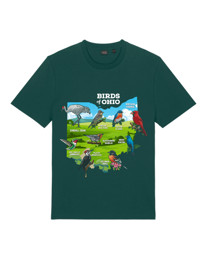 Birds of Ohio — Organic Cotton T-Shirt