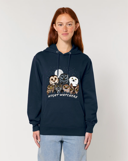 Owls of North America — Organic Cotton Blend Hoodie