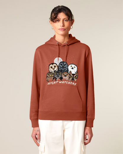 Owls of North America — Organic Cotton Blend Hoodie