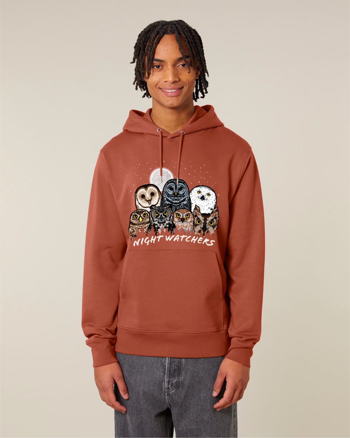 Owls of North America — Organic Cotton Blend Hoodie