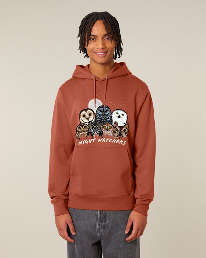 Owls of North America — Organic Cotton Blend Hoodie